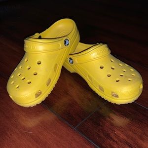 Crocs Yellow NWOT